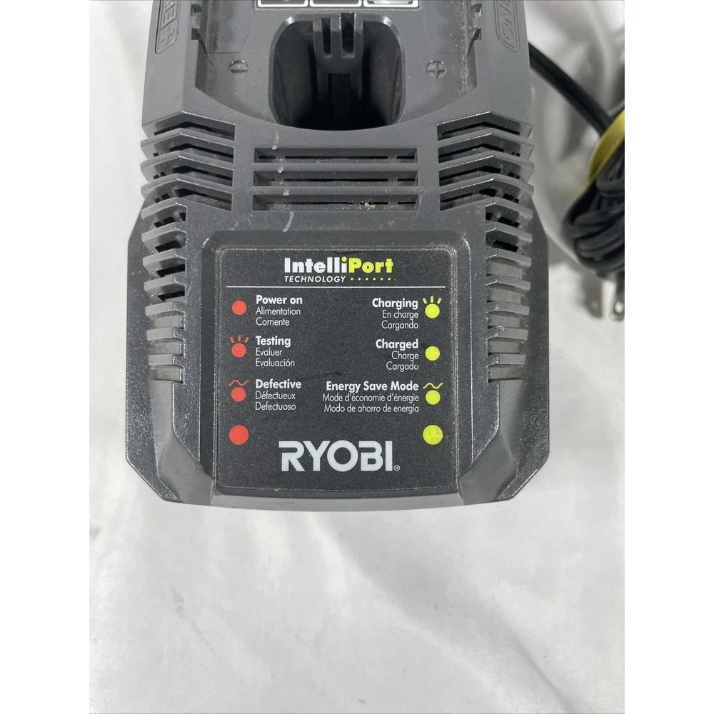 Ryobi One+ P118 18V NiCd Lithium Ion Battery Charger Power Tool Charging Dock